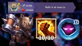 Rockno Maxed Relics | What Do You Think? | Castle Clash