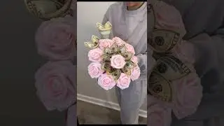 Money bouquet 💓 #diy #ramo #flowers