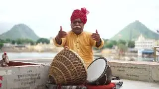 Learn to play Nagara drums with Nathulal Solanki (known by Radiohead) - hindi version