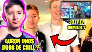 AURONPLAY SE RIE de JELTY y REACCIONA a TheGrefg 🔥 JELTY HABLA de SU NOVIA LANA RHOADES ❤️ RISAS