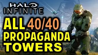 All 40 Propaganda Towers Locations | Halo Infinite (Collectibles Guide)