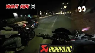 4 am late night ride | akrapovic exhaust full system sound 🥶 #duke390 #akrapovic #motovlog #ktm 