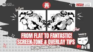 A Guide to Screentones & Overlay Techniques on Clip Studio Paint EX