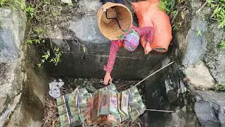 Poor girl finds millions of dollars under the sewer in 1 days