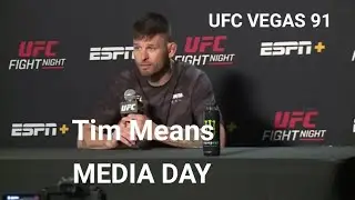 Tim Means. UFC Vegas 91 Media Day. Tim Means vs. Uro&scaron; Medić. Perez vs. Nicolau.
