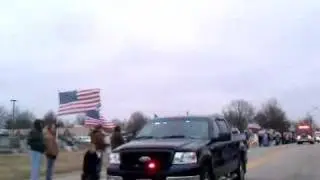 Kenny Corzine funeral procession part 2 !! RIP KENNY CORZINE!!