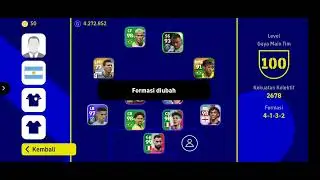 Best Formation 424 Pes Mobile Efootball 2023