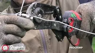 Procrimp tool for fencing contractors