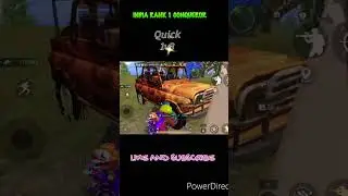 Quick 1v3 // INDIA RANK 1 CONQUEROR // #shorts #bgmi #conqueror #rank1 #subscribe #like