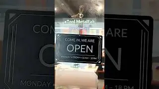 Making a Custom Metal Shop Sign | Cutting & Engraving with xTool MetalFab