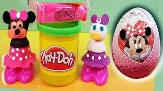 Play Doh Minnie & Daisy Duck Makeables Set 2014 Hasbro toy Clubhouse MsDisneyReviews play doh