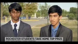 We got on the news!!!