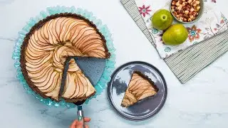 Hazelnut-Crusted Pear & Brie Tart