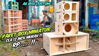Murah Dan Berkualitas‼️ Paket Sound Miniatur CLA 12 inch A6 Box Custom