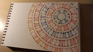 Zentangle for Stress Relief: Unwind and Create | Calming Mandala-Inspired Circle Pattern to relax