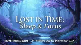 Enchanted Forest Lullaby: Lofi Medieval & Gentle Rain for Deep Sleep