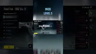 M416 Glacier Upgrading Level 5 | #pubg #bgmi #pubgmobile