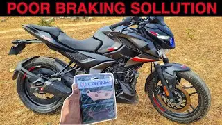 Pulsar N250 Brake Upgrade | Poor Braking Sollution | Brake Upgrade For All Bike | @rkcreations03
