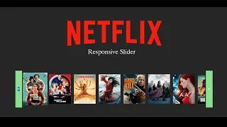 Netflix Carousel - How to Make Responsive Carousel (Slider) using HTML, CSS and Javascript Tutorial