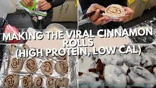 High Protein Tesco Cinnamon Rolls Dupe 🍥 | Viral Tiktok Recipe for Gym Girls & Big Back Bandits!