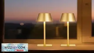 VEVOR Cordless Table Lamp 2 Pack 5200mAh Built in Rechargeable Battery Desk Lamp 3