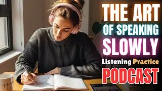 The Art of Speaking Slowly || Advanced English Listening Podcast