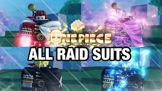 [AOPG] All Raid Suits Showcase and How To Get Any Raid Suit! A One Piece Game | Roblox