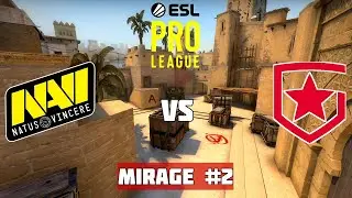 Группа C. NAVI vs GAMBIT. Map-2 Mirage. ESL Pro League Season 13