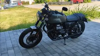 Moto Guzzi V7 III Rough Walkaround und Sound Agostini Mandello