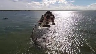 U.S.S. Selma Shipwreck Flyover