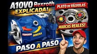 Насос A10VO REXROTH &mdash; пластина клапана и направление вращения насоса