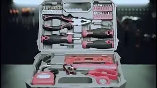 Hi-Spec 40pcs Pink Tool Kit for Women | Power & Style