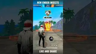 New Ember Insects and Nero combo | FF Max x Jujutsu Kaisen || #shorts #ffmax #ff #new #combo #ob52