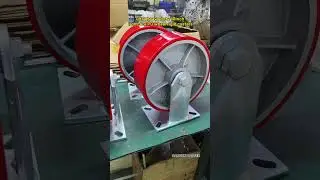 Ultra heavy duty casters 10inch iron core polyurethane wheel fixed casters rigid caster  #casters