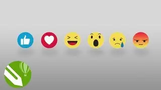 CorelDraw | learn How to draw FB Emoji's | Creative Bro