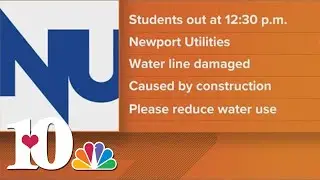 Schools in Cocke County close early due to 'major water line damage'