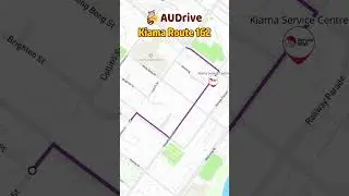 Service NSW Kiama Driving Test Route #162 - Animated Guide | AuDrive