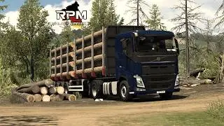 ETS2 | Volvo FH Scenic Drive in Germany | Hill Roads & Countryside Beauty