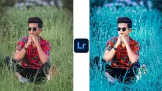 Lightroom Moody Blue Effect Photo Editing || Blue Tone Photo Editing || Sk Edition