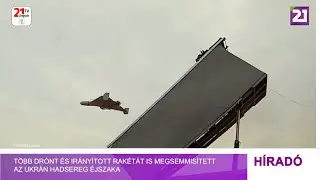 T&ouml;bb dr&oacute;nt &eacute;s ir&aacute;ny&iacute;tott rak&eacute;t&aacute;t is megsemmis&iacute;tett az ukr&aacute;n hadsereg &eacute;jszaka