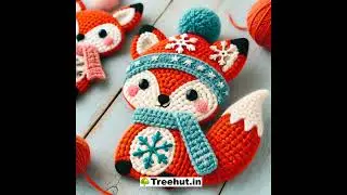 Crochet Christmas Fox Appliqu&eacute; Ideas | Handmade Holiday Creations
