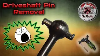 How to replace and remove Drive shaft pin using no special tools. Only a bicycle chain removal tool.