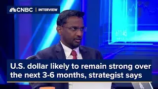 U.S. dollar likely to remain strong over the next 3-6 months, strategist says