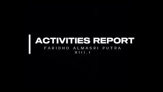 MY ACTIVITIES REPORT AS QC RMPM #2