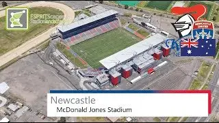 McDonald Jones Stadium | Newcastle Knights & Newcastle Jets FC | Google Earth | 2016
