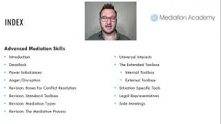 Sample Video: Advanced Mediation Skills 01