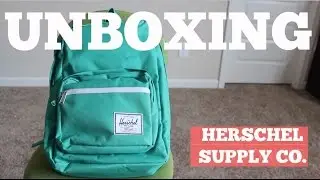 Herschel Supply Co POP QUIZ Backpack UNBOXING