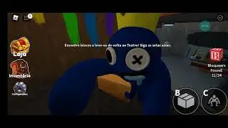 jogando azul bob&atilde;o pela primeira vez(Rainbow Friends)