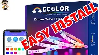 Ecolor Rainbow Color LED Strip Lights