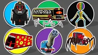 KUMPULAN MONSTER!!Ghost train,Bus eater,Siren head pop it,Train eater, Thomas lipan,Choco Charles